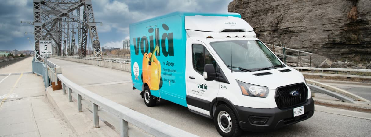 An image representing Voilà by Sobeys delivery van.